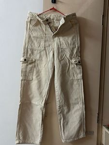 Beige Cargo Pants