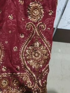 Maroon Embellished Kurta Set (NEW)