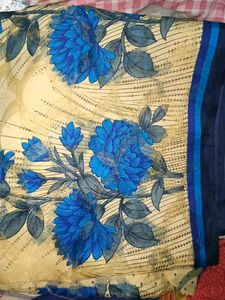 Elegant Green Printed Saree