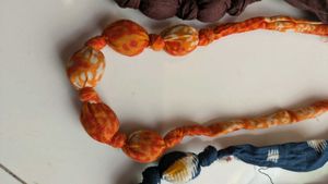Boho Fabric Beaded Necklaces