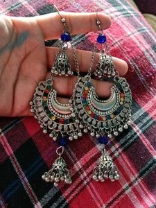 Bohemian Jhumka Earrings