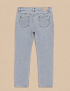 Light Wash Straight Leg Jeans