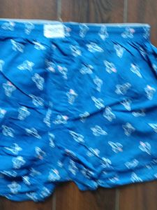 Men's Blue Rocket Print Boxers