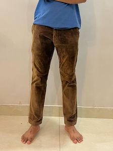 Brown Cotrise Pant