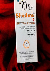 Fix Derma Shadow RX SPF 70+ Cream