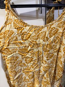Boho Leaf Print Tank Top