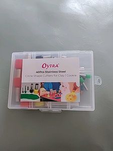 40 Pcs SS Cutters for Clay & Cookie