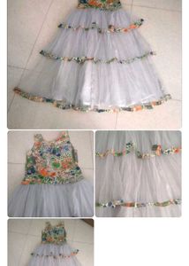 Cute Floral Girls Dress