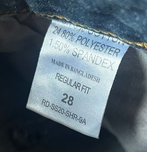 Women’s Distressed Dark Wash Denim shorts