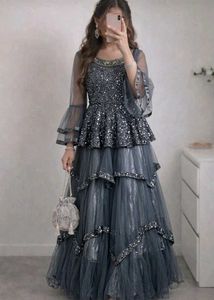 Stunning Sequined Party Gown