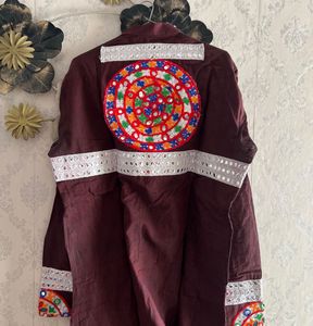Navratri kuchhi work men kurta
