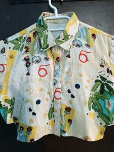 Tropical Print Co-ord Set Shirt &amp; Short