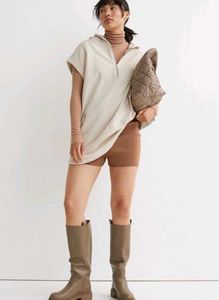 Women Beige Oversized Hoodie
