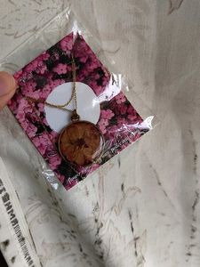 Resin Real Rose Pendant