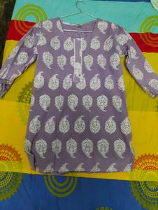 Elegant Paisley Print Kurta