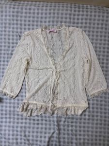 Elegant Lace Kimono Style Blouse