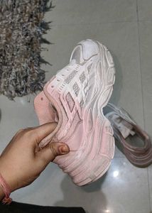 Women's Pink Chunky Sneakers