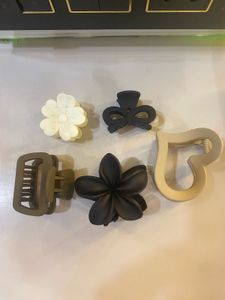 Set of 5 Cute Hair Claw Clips