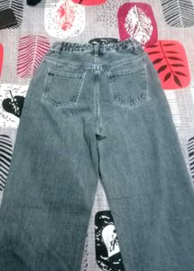 Stylish Wide Leg Denim Jeans