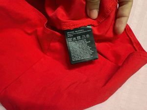 Chic Red Spaghetti Strap Top