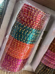 viral Glass Bangles Set