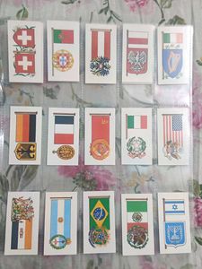 Vintage Brooke Bond Tea Cards - Flags