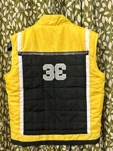 Aesthetic Yellow &amp; Black Half Jacket