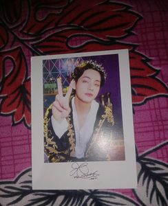 Bts V Kim Taehyung Photo Card