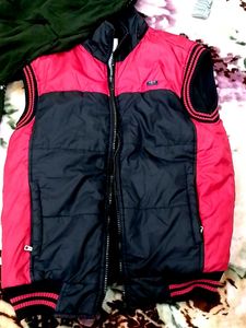 Red & Black Padded Vest