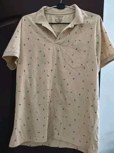 Men's Casual Printed Polo T-Shirt