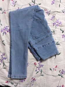 High Waisted Light Wash Jeans