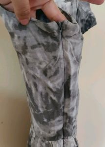 Grey Long Casual Dress