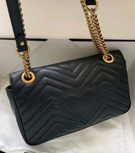 THE GUCCI  MARMONT WITH GG STUDS* WD Box
