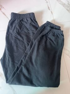 Black Cargo Jogger Pants