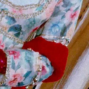 Elegant Floral Print Dress