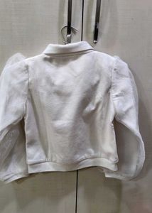 Girls Pink Skirt &amp; White Top Set