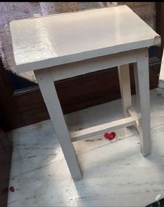Wooden Stool Side Table (One Piece)