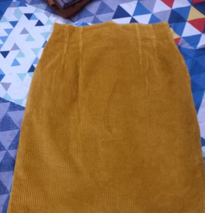 Vintage Corduroy Mini Skirt