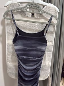 Stylish Gray Ruched Bodycon Dress