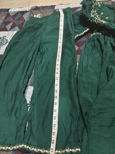 Emerald Green Embroidered Kurta