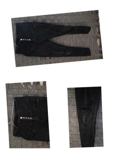 Ripped Black Jeans