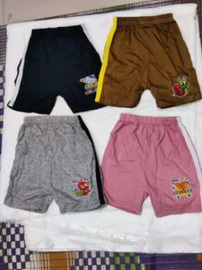 Pack of 4 Kids Shorts