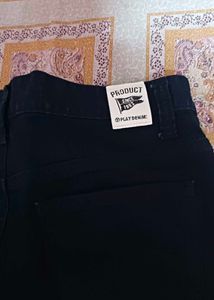 Men's Wide Leg Black Jeans