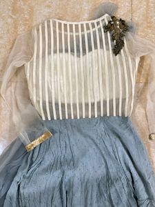 Heavy Wedding Gown With Jardosi And Stone Mix Work
