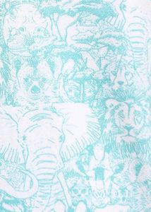 Unique Louis Philippe Men's  Animal Print Polo Shi
