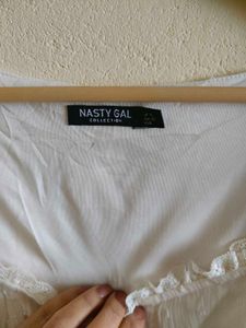 Vintage White Long Sleeve Top