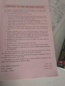 CBSE Account Part A Book Good In Condition