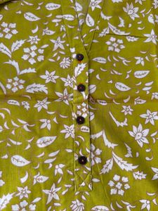 Green Ethnic Kurta