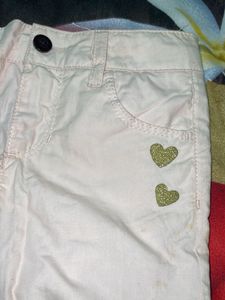Cute Pink Pants with Hearts