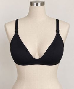 Comfortable Black Cotton Bra